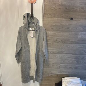Nike Gray Zip-Up Hoodie